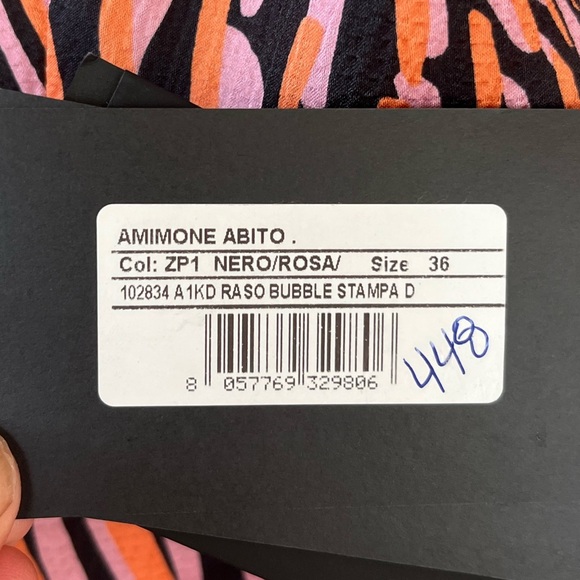 NWT Pinko Button Down Long Dress Size 36 or Small - Picture 4 of 13